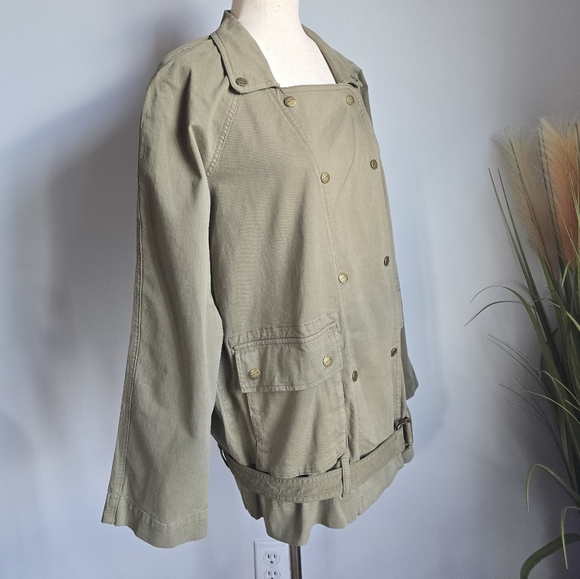 Current/Elliott, New, Olive Green The Regiment Utility Army Jacket SZ Medium - Picture 5 of 12